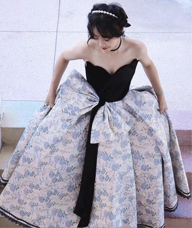 高級感 イブニングドレス お姫様 可愛い パーティードレス ピアノ発表会 ワンピース きれいめ 二次会ドレス 結婚式ドレス 花嫁ドレス フォトウェディング撮影 ウェディングドレス 前撮りドレス 後撮り