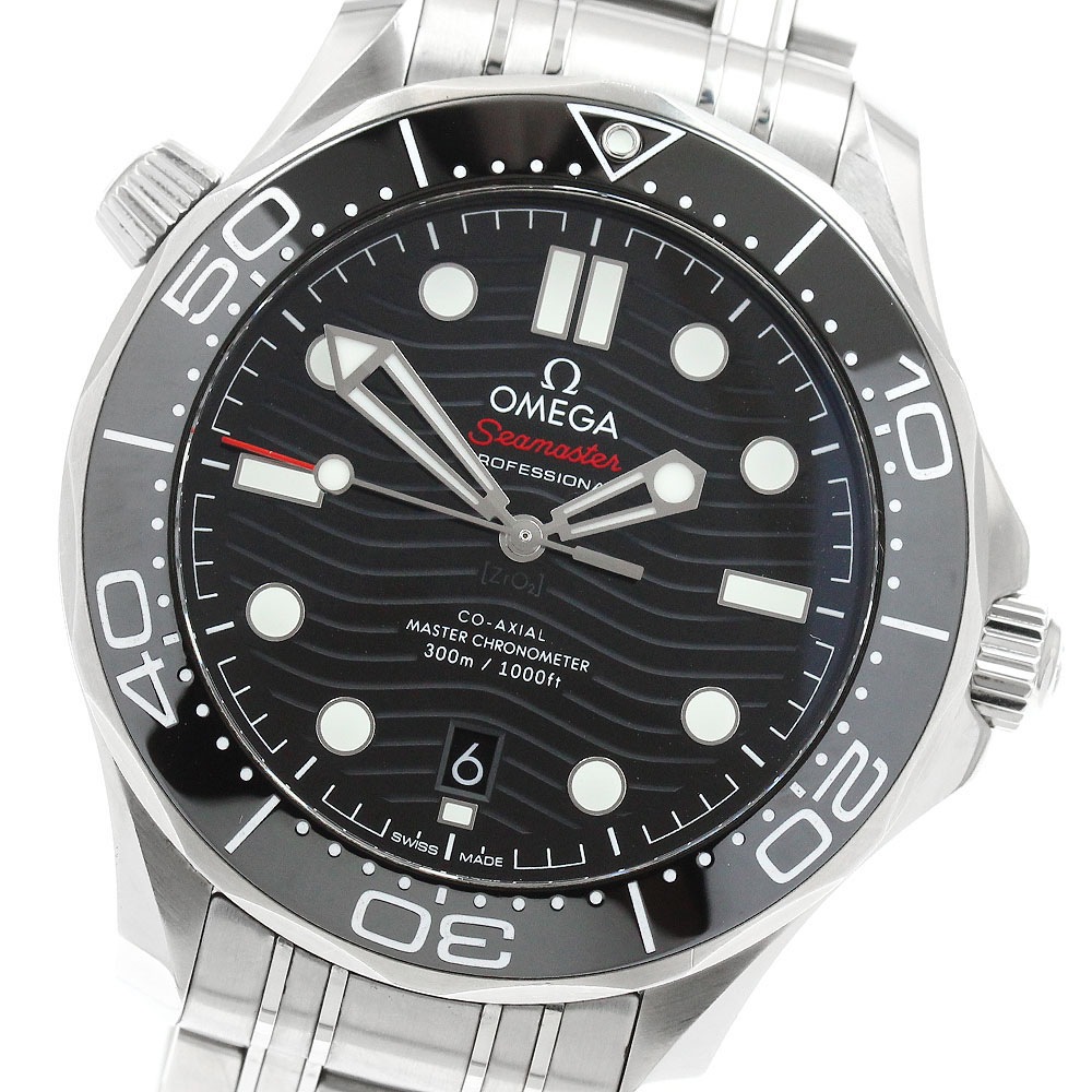 オメガ OMEGA 210.30.42.20.01.001 シーマスター ダイバー 300M デイト マスタークロノメーター 自動巻き メンズ 箱・保証書付き_955058【中古】