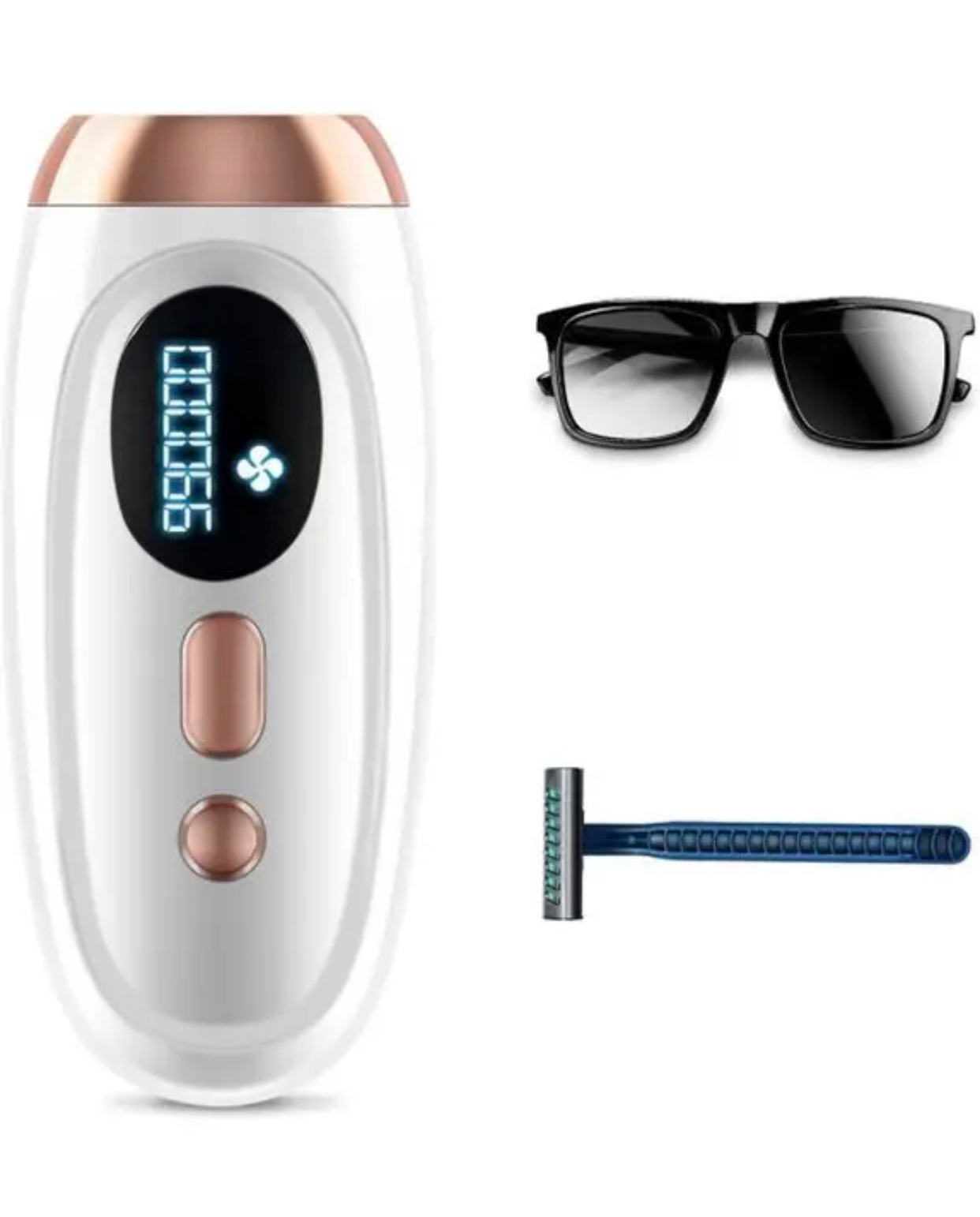 脱毛器 永久脱毛 IPL光脱毛器 99万回以上照射 5段階調節 光エステ 無痛脱毛 8週間脱毛済み