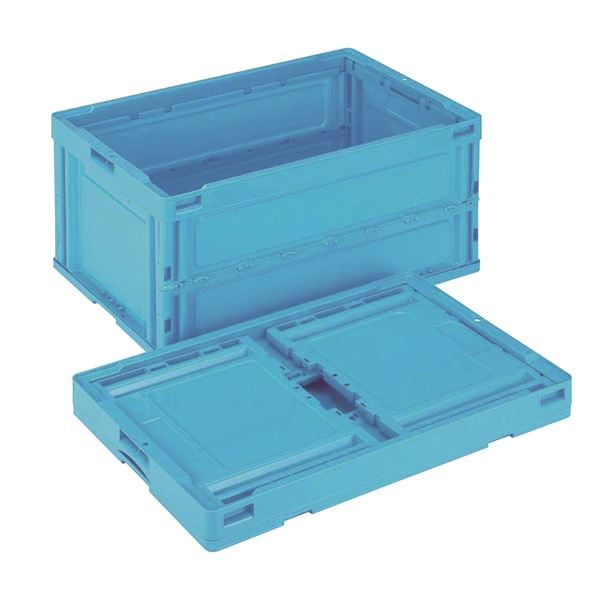 折りたたみコンテナ/オリコン (75L/ブルー) CB-S76NR 岐阜プラスチック工業