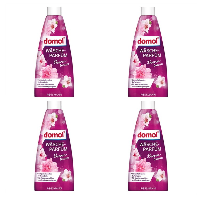 ドモール 柔軟剤 ランドリー パフューム ベリードリーム 250ml x4個 domol laundry perfume Wascheparfum