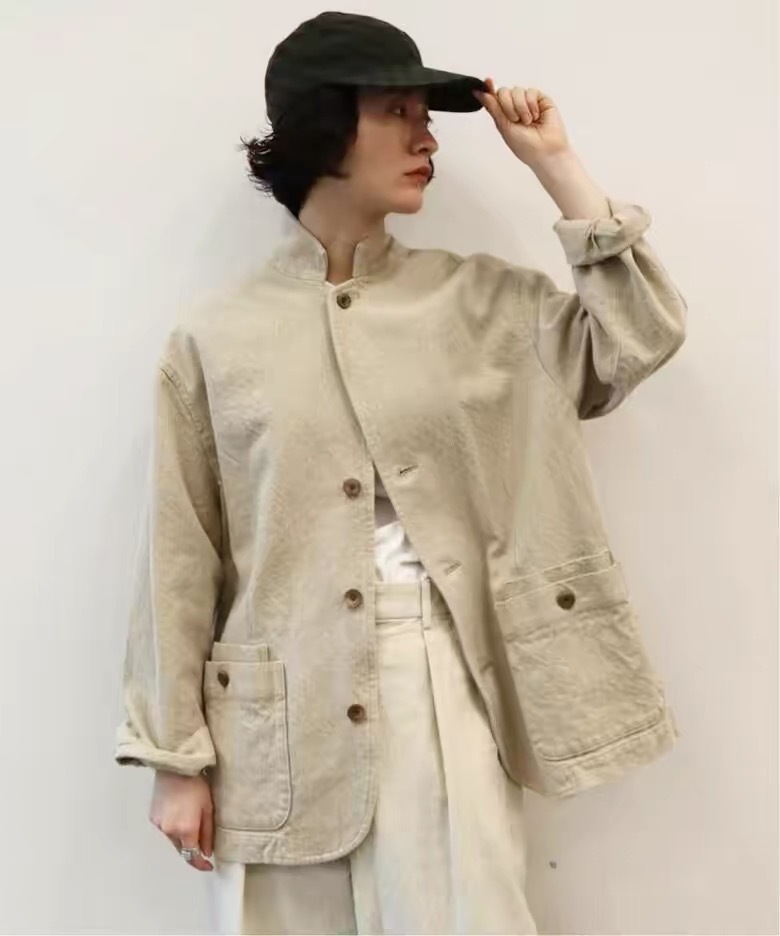 【限定セール】「JOURNAL STANDARD LUXE」 ノーカラージャケット レディース