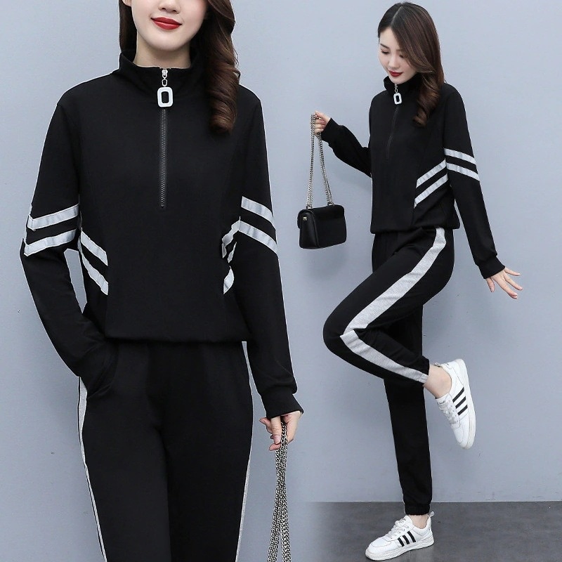 スウェットレディース春秋ジャージセットアップ上下セットスポーツウェア運動着部屋着