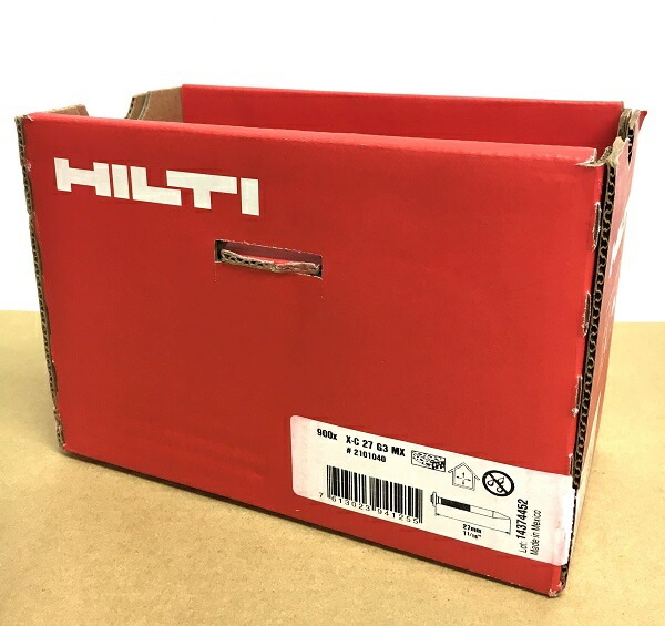 HILTI ヒルティ GX3/120用 ガスピン X-C 27 G3 MX 900本 鋲打