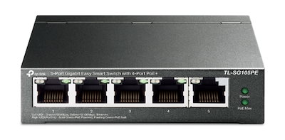 他サイト： TP-Link [TL-SG105PE] 5ポート ギガビット PoE+(4ポート)EasySmarの商品画像