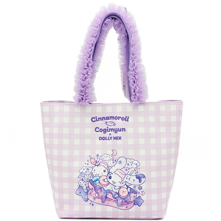 シナモロール×こぎみゅん フリルハンドルトートバッグPP 288465 DollyMix CINNAMOROLL コギミュン サンリオ