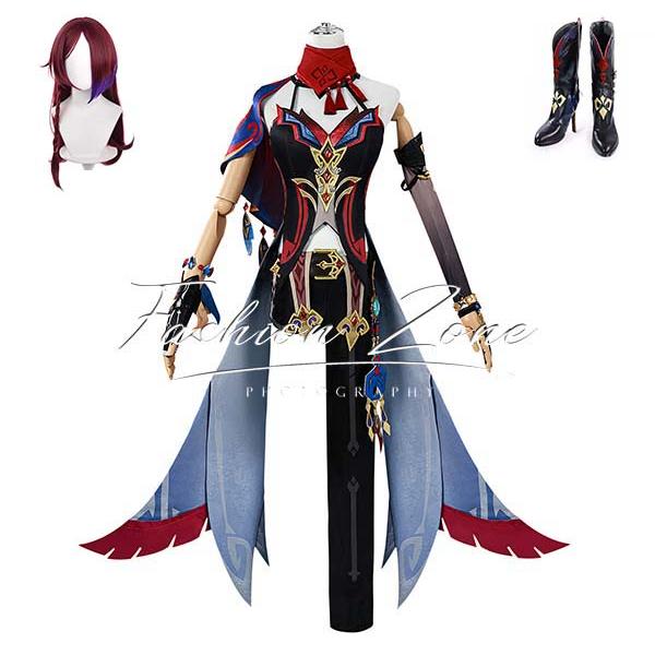 【品質良い 大好評中】迅速な出荷原神 げんしん チャスカ Chasca ナータ花羽会 コスプレ衣装 ウィッグ 靴 cosplay ハロウィン 演出服 変装