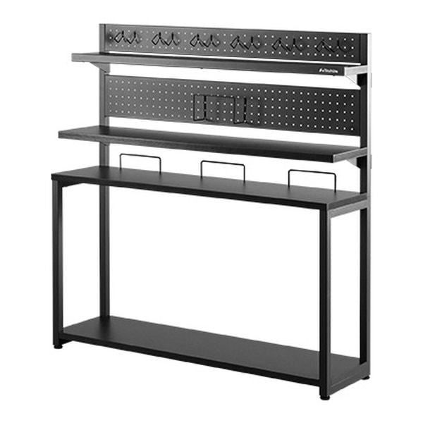 デスクサイドPCラック 幅1000mm/ブラック BHS-1000SS-BK