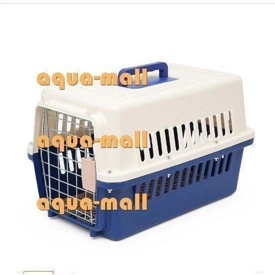 短納期ペットキャリーペットケージバリケンバリケンネル飛行機中型犬用ペットケージネイビー移動外出お出かけお散歩外出旅行愛い小動物
