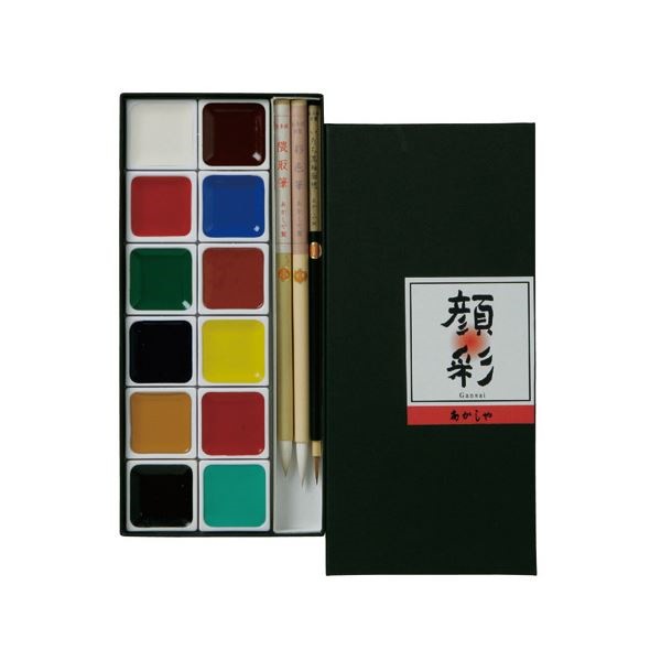 （まとめ）絵手紙セット 12色 AP300-12V[x2セット]