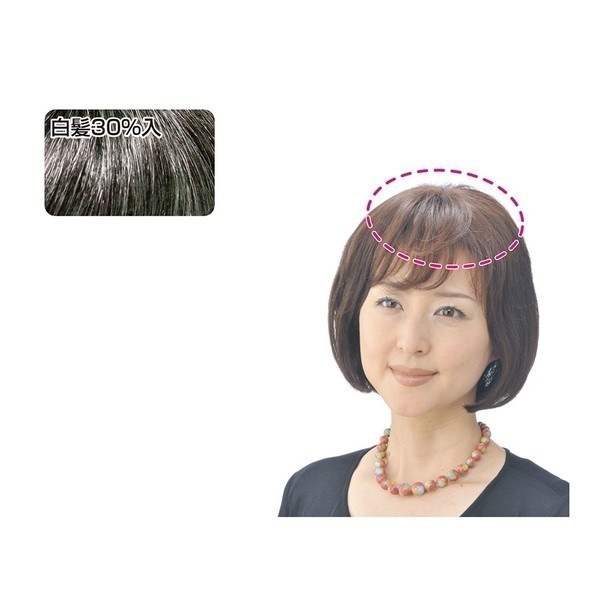 モアヘアピース MH-10 白髪30%