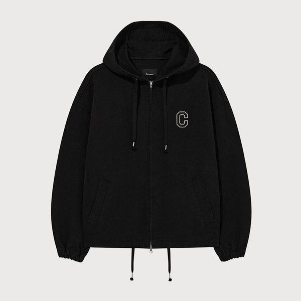 Cロゴ ヘビーオックスフォード フード付きジャケット CO2601JK12BK