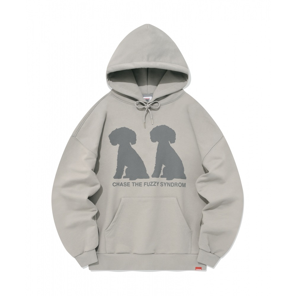 VISION ストリートウェア VSW ファジーパーカーウォームグレー