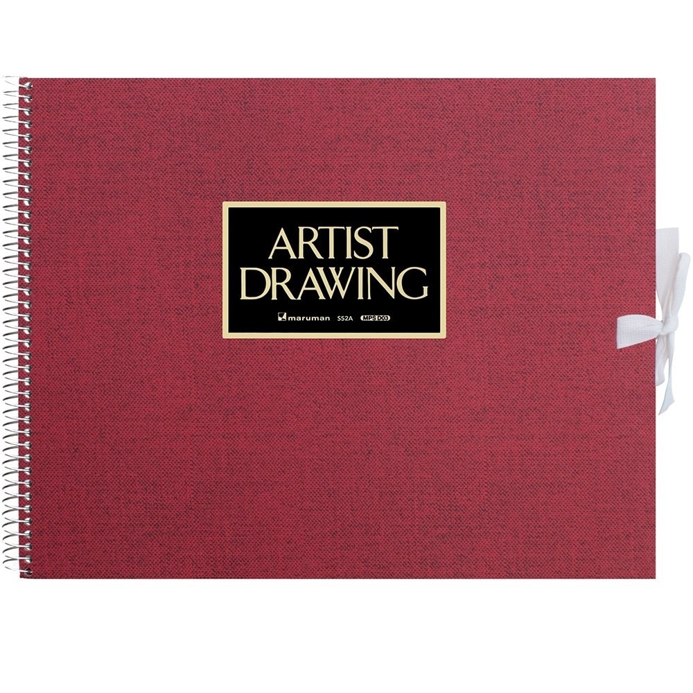 （まとめ買い）スケッチブック アーチストメダリオン F2 特厚口 20枚 レッド S52A-01 [x5]