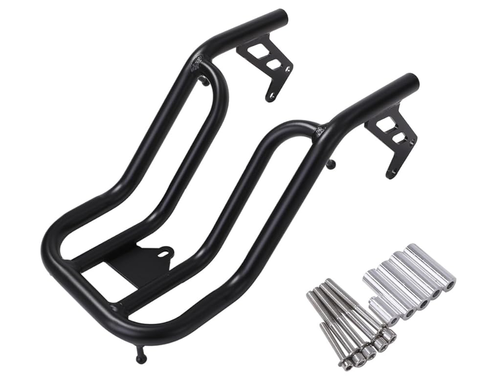 ホンダ 用 センターキャリア ブラック 黒 ハンターカブ CT125 JA55 JA65 外装 荷台 アクセサリー バイク カスタム パーツ 汎用 社外品