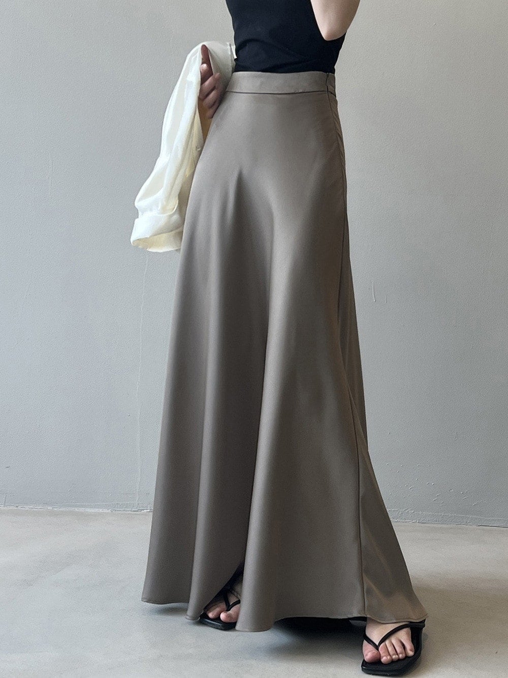 フレンチヴィンテージ スカート 2024 春夏 気質 ハイウエスト タイトスカート フィッシュテールスカート ロングスカート ひんやりボトムス