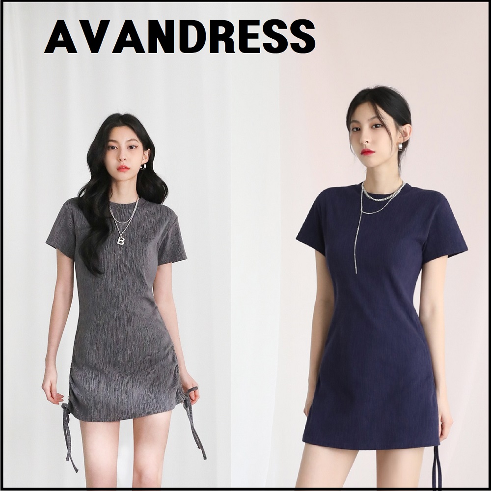 AVANDRESS Rancy Rain Mini Dress 女性ワンピース AVANDRESS]韓国スタイルRancy Rain Mini Dress その他