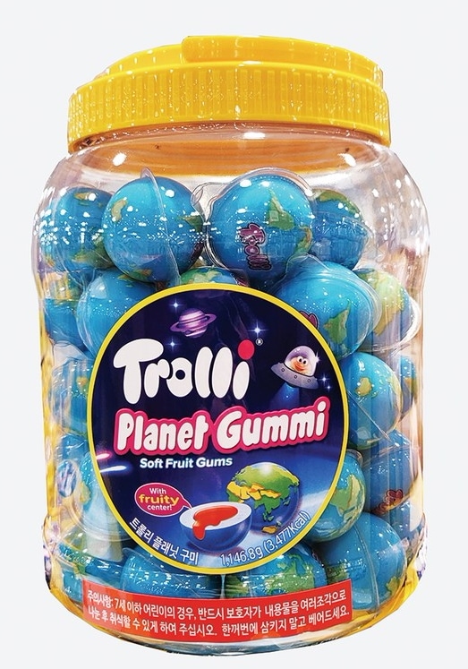 [trolli 地球グミー純正品](61個)61個1146g+保冷包装