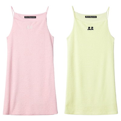 ワンピース REST&RECREATION RR LOGO TERRY MINI DRESS rest & recreation] RR LOGO TERRY MINI DRESS - BLACK 正規韓国