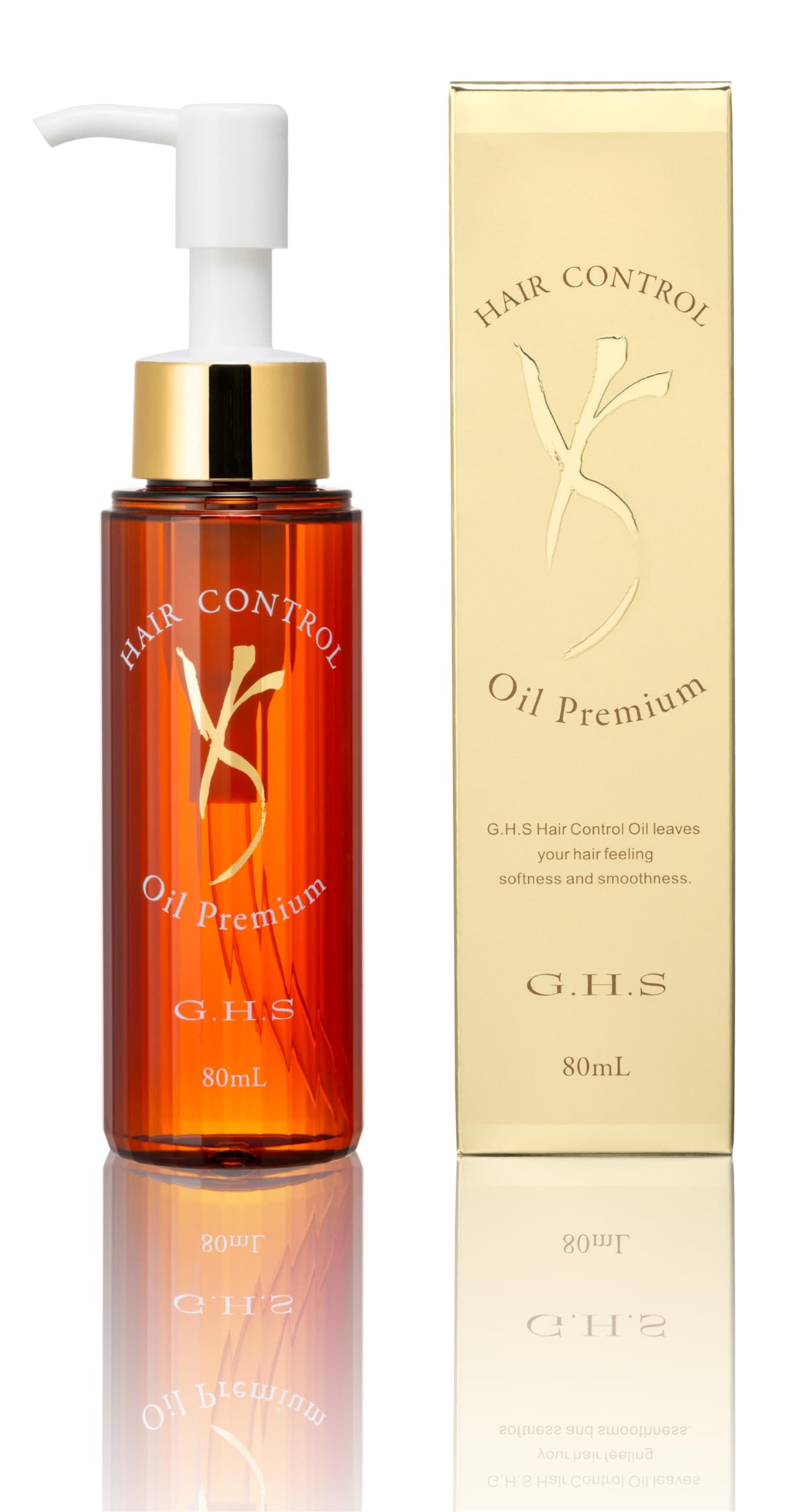 【全国送料無料】 Ｇ.Ｈ.Ｓ(ジーエイチエス）ヘアーコントロールオイル プレミアムa 80mL 【shopチャンネル販売品】 プロ仕様 きらめく奇跡のツヤ髪に 世界的ヘア メイクアップアーティスト 七