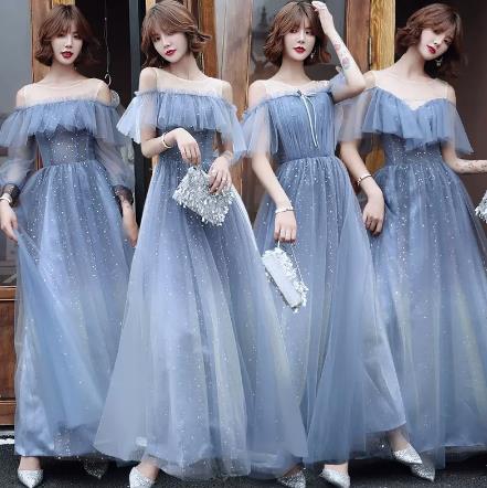 上品 ブライズメイド ドレス 2020新作 ロングドレス 花嫁の介添えドレス カラードレス プリンセ