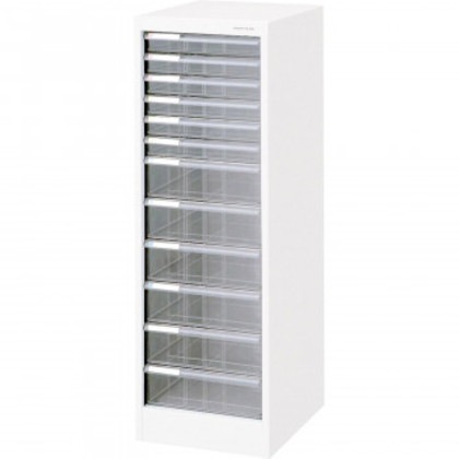 AF-H12 ナカバヤシ アバンテV2 フロアケース A4 浅6深6段 シロ