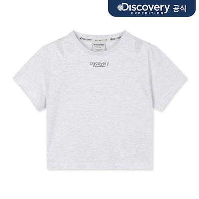 女の子カットアウト半袖Tシャツ（M/GREY）_