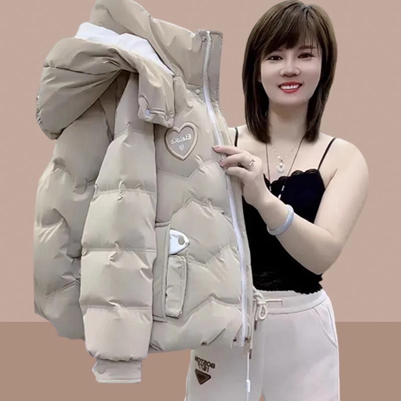 秋服 レディース ファッション オシャレ カワイイ シンプル 大人カワイイ 大きいサイズ ダウン コットンコート 冬 コート コットン ジャケット ベルベット る