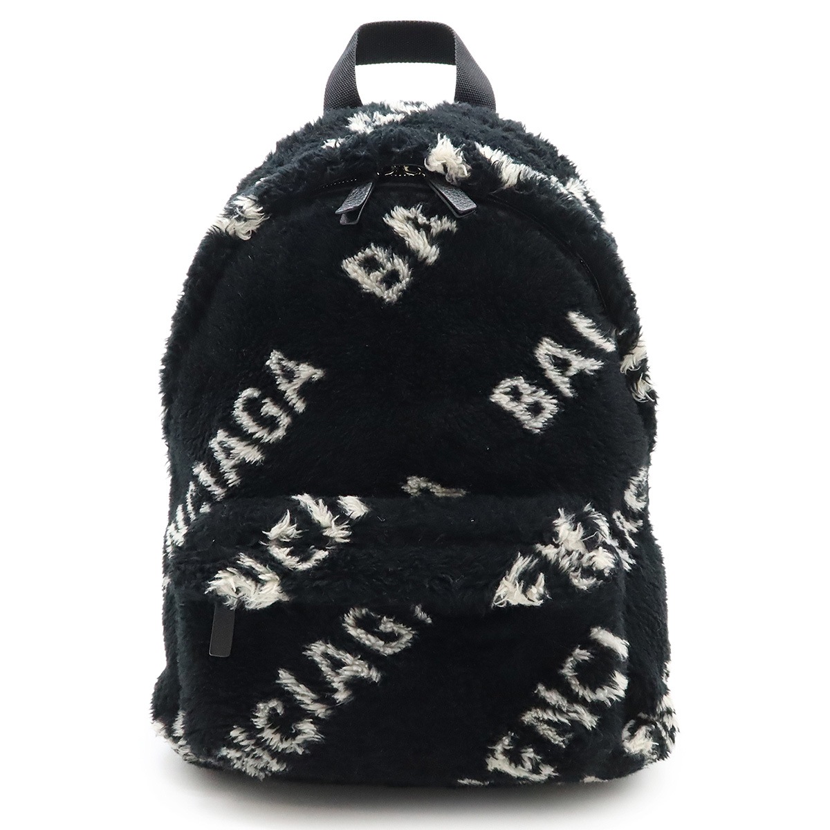 エブリデイ バックパック リュックサック デイパック フェイクファー レザー ブラック 黒 ホワイト 白 55237