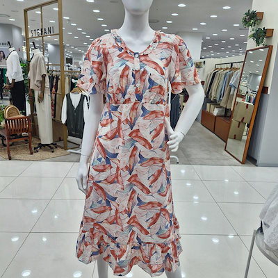 レーヨン混紡ブラキャミ内蔵女性ホームウェアGW1966B_SH 14,156円
