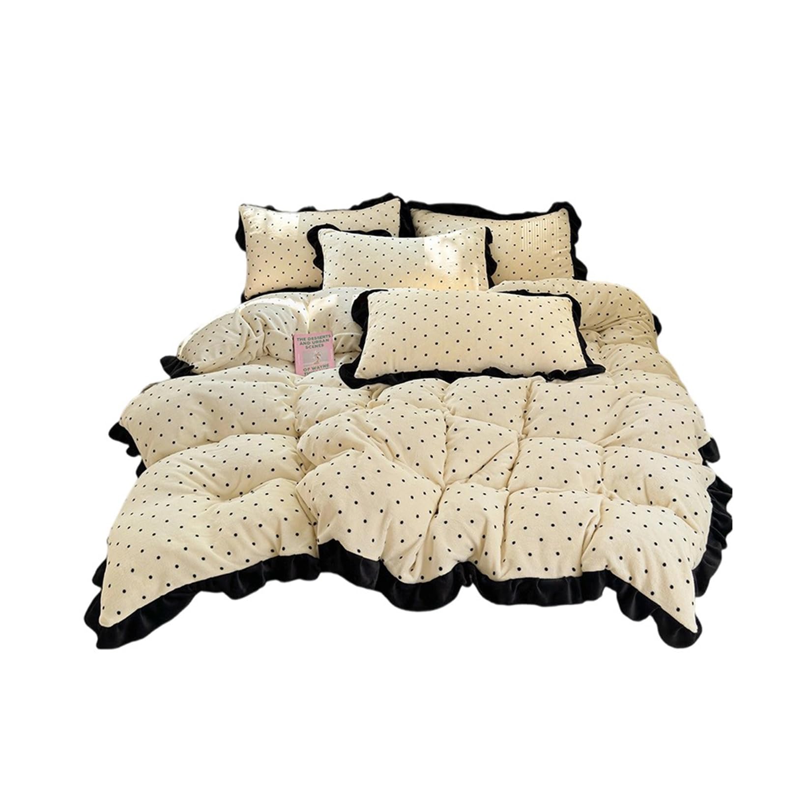 フレンチプリンセス風 フランネル布団カバーセット フリル 柔らか肌触り 冬用 あったか 掛け布団カバー フラットシーツ 枕カバー付き ふわふわ 軽量 おしゃれ 洗える 秋冬寝具