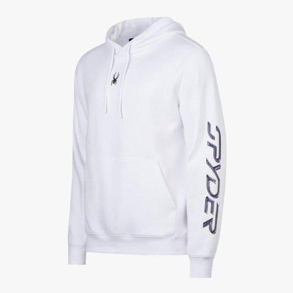 フードティー PQF SPIWCNHD302U-WHT スリープロゴ 裏起毛フード付きTシャツ