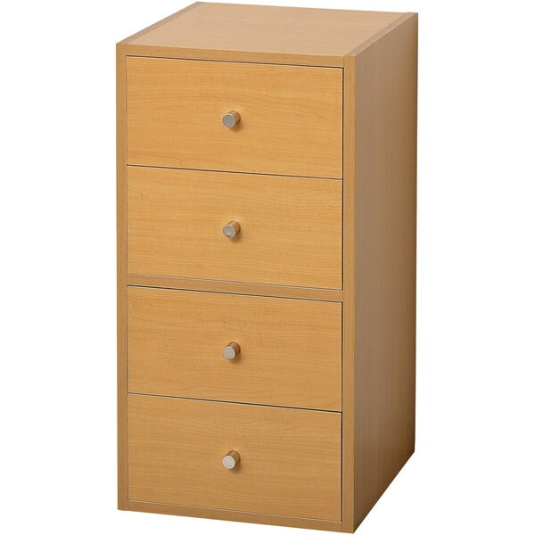 自在チェスト4段 ナチュラル 40162 メーカー直送 11,463円