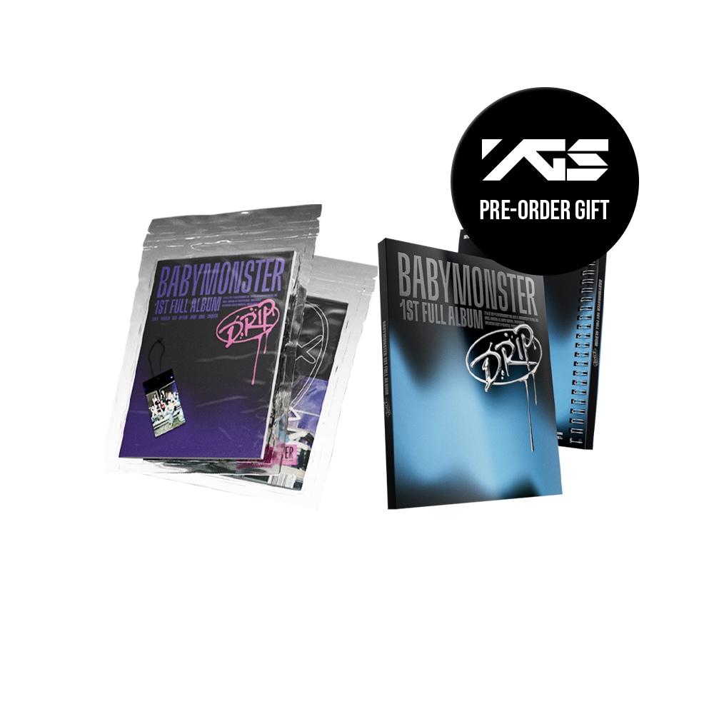 【YG特典選択】 アルバム2種セット / BABYMONSTER - DRIP / BINDER VER / ZIP LOCK VER