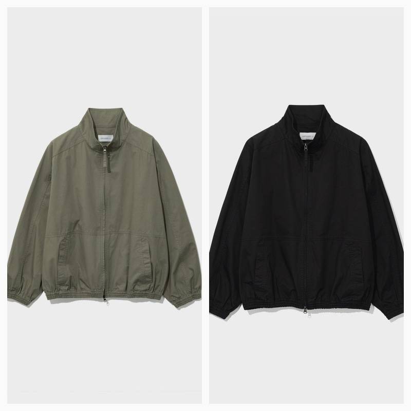 【LOW CLASSIC】26SS WASHED COTTON OVERSIZED BLOUSON : 2COLORS