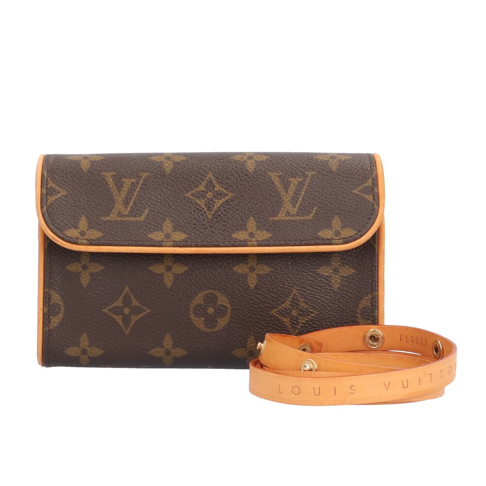 ルイヴィトン ポシェットフロランティーヌ モノグラム ウエストバッグ モノグラムキャンバス M51855 ブラウン LOUIS VUITTON 中古
