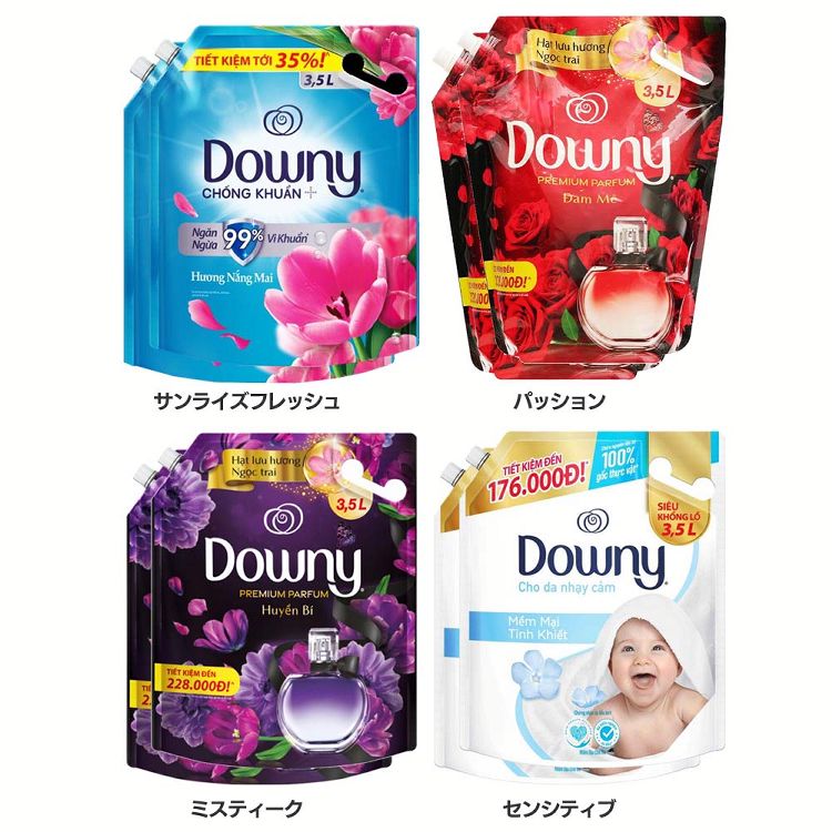 柔軟剤 洗濯用洗剤 【2個セット】アジアンダウニー 3.5L P&G D メガ割