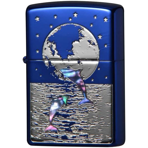 ZIPPO ライター ドルフィン プラネット 2BLS-DOLPHIN1 正規品 ブルー