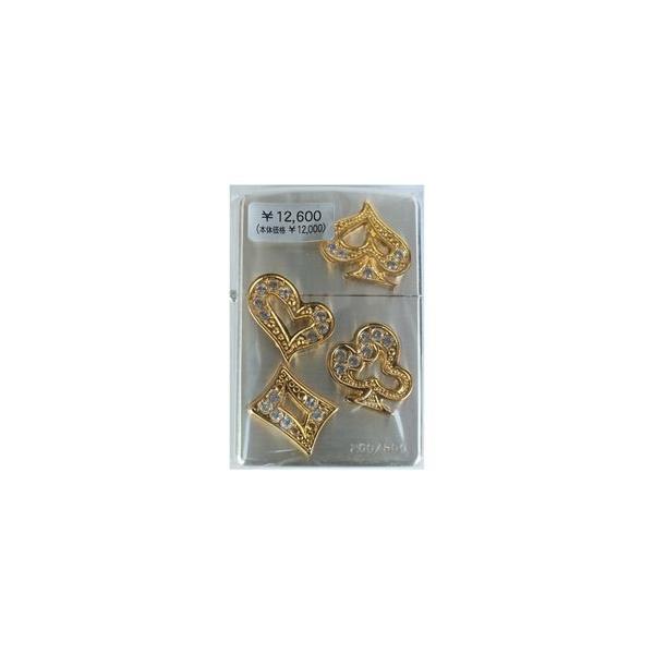 限定ZIPPO ジッポライター　プレイングカード　キングゴールド