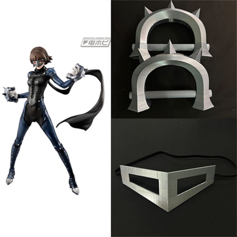 Persona ペルソナ5 新島 真 仮面 3Dプリント 道具 武器 コスプレ cos服部品 別体設計 一つ A56