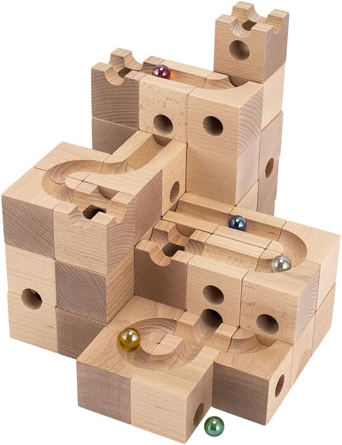 [ キュボロ ] スタンダード50 Cuboro Standard 50 50キューブ 大容量セット 204 玉の道 玉の塔 キッズ 木のおもちゃ 積み木 クボロ社 ブロック Starter sets