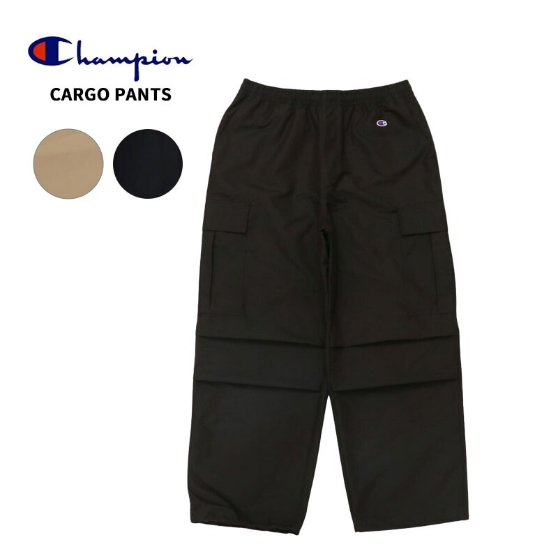 チャンピオン メンズ ワークパンツ カーゴ ロングパンツ アクションスタイル パンツ ボトムス アメカジ M L XL ポリエステル C3-B206