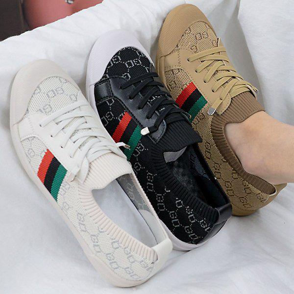 シューズ レザー ニット 女性 レディース スリッポン スニーカー スニーカー 2cm smg616