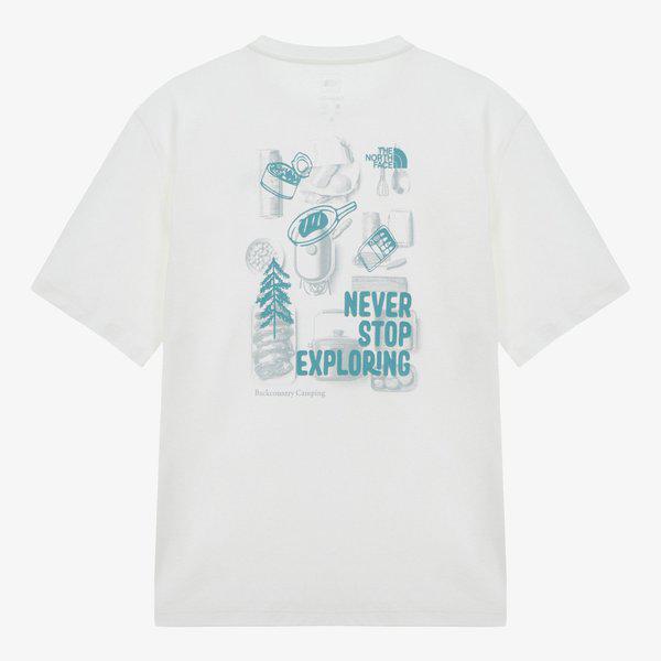 [公式] NT7US23B 男性デイキャンパー半袖Tシャツ WHITE