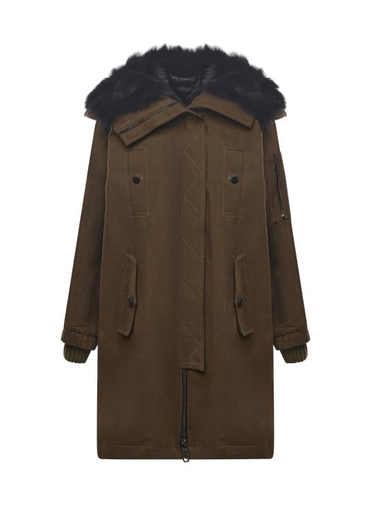 DOLCE & GABBANA Women Coats F9U05Z FU6YDV0531 Rotten green
