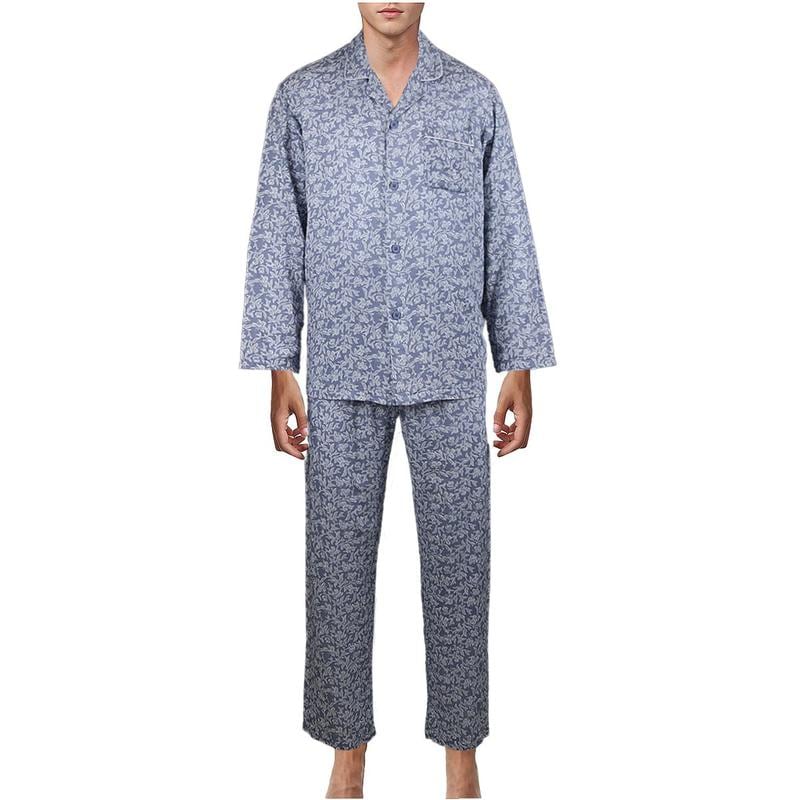 長袖二重ガーゼフラワーな染めカップルパジャマ MP8872A_BP