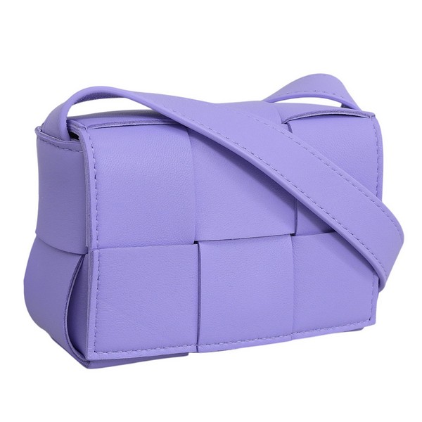 ボッテガヴェネタ バッグ レディース ショルダーバッグ レザー パープル 666688VMAY14214 BOTTEGA VENETA