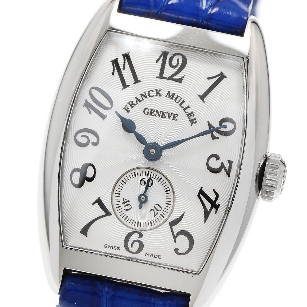 フランクミュラー FRANCK MULLER 1750S6 トノウカーベックス スモールセコンド 手巻き レディース 良品 _955665【中古】