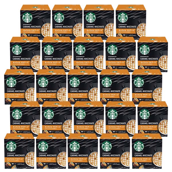 ネスカフェ ドルチェグスト 専用カプセル スターバックス キャラメルマキアート 24箱【4営業日以内に出荷】ネスレ ネスカフェ コーヒー ホットコーヒー スタバ