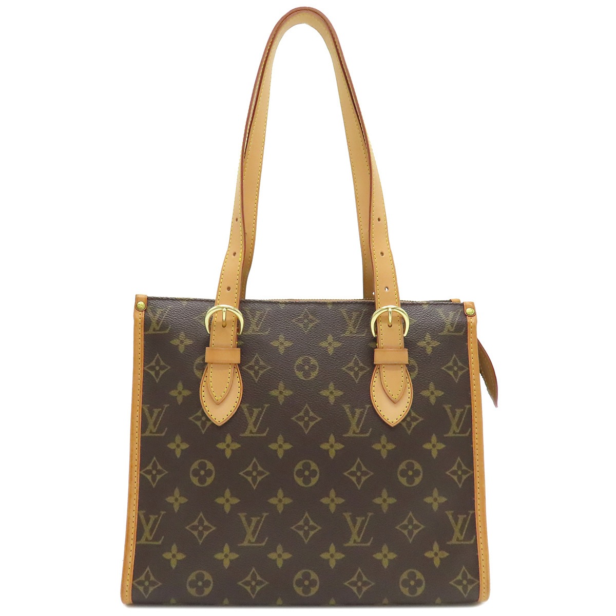 ルイヴィトン LOUIS VUITTON ショルダーバッグ ポパンクール オ モノグラムキャンバス モノグラム ゴールド金具 茶 肩掛け トートバッグ M40007 FL0016 【保存袋】【中古】